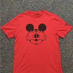 Disney x AE American Eagle Mickey Mouse Men’s Medium T Shirt Tee Cover Face